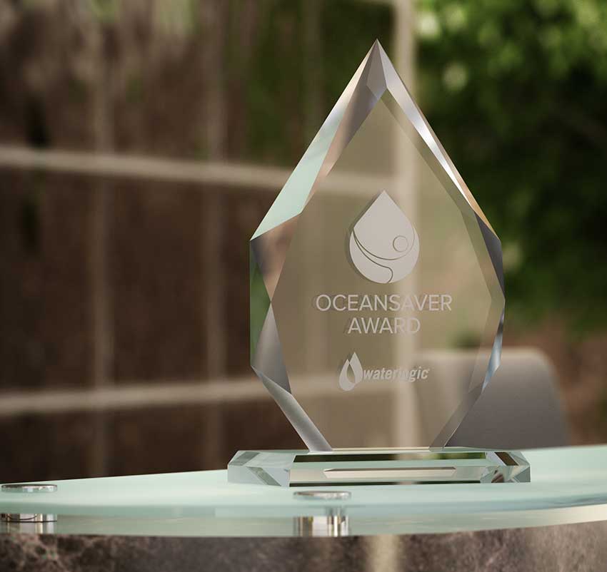 Waterlogic presents Oceansaver Accolade to Goldman Sachs