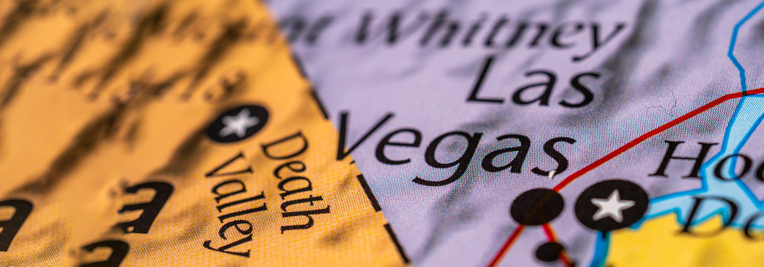 las Vegas map