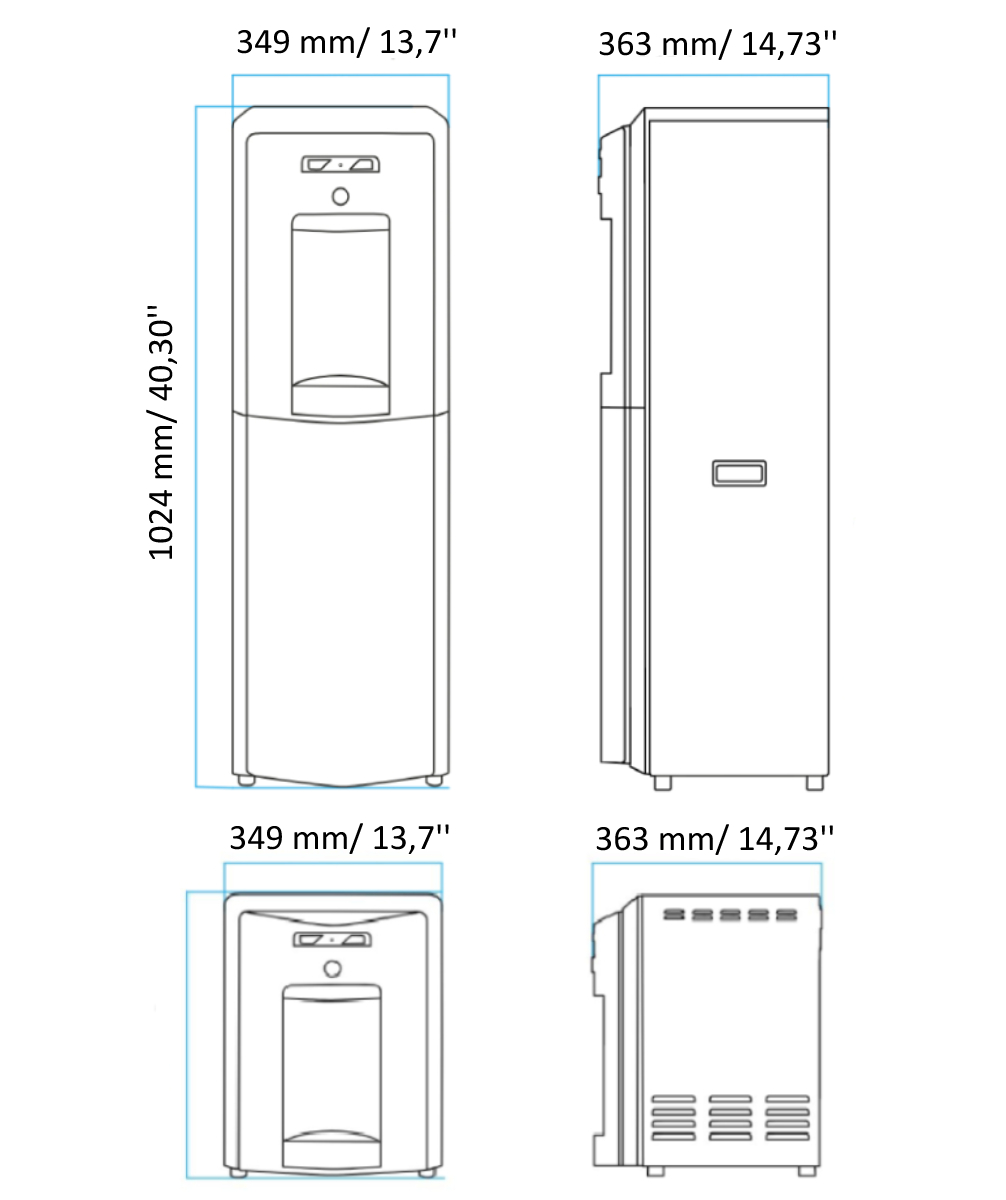 Waterlogic WL2 Firewall® ᐅ Hot & Cold Water Dispenser